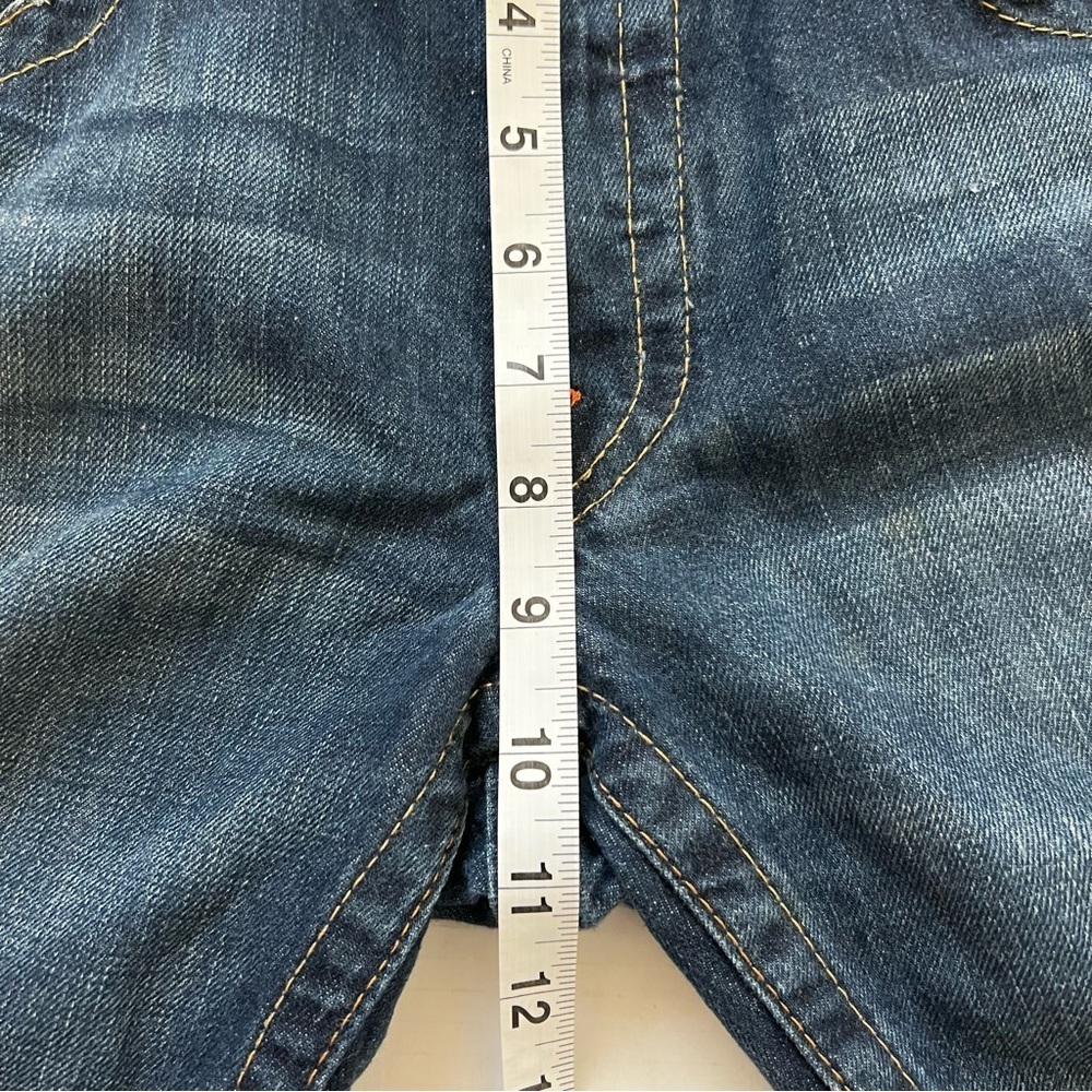 Vintage True Religion Rainbow Rope Stitch Button Fly Made in USA Jeans SZ 34 - Picture 11 of 17